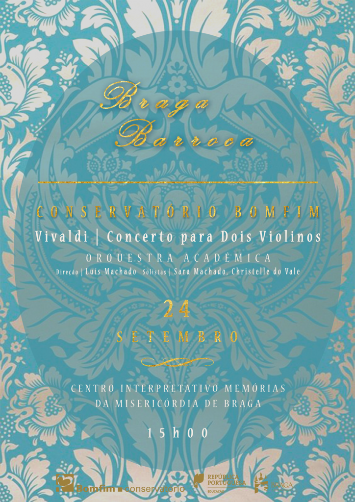 Vivaldi Concerto para dois violinos Orquestra Académica Conservatório Bomfim Braga Barroca
