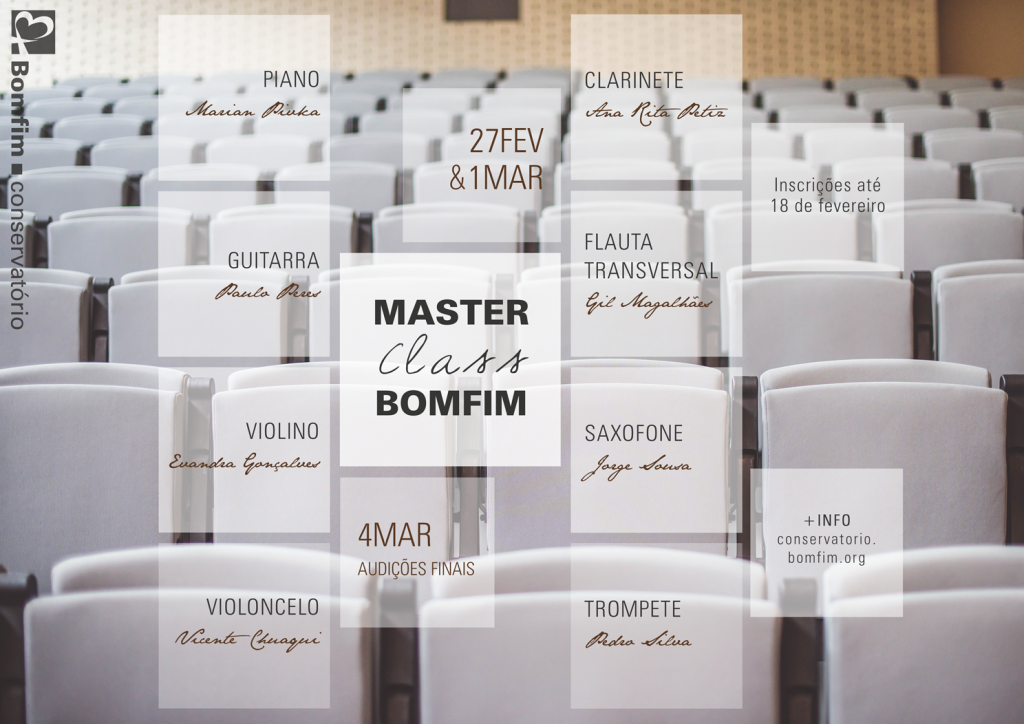 Masterclasses de instrumentos 2017 Conservatório Bomfim