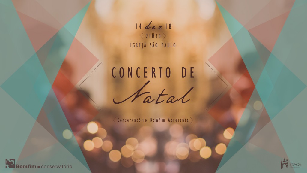 Cartaz Concerto de Natal 18 Conservatório Bomfim