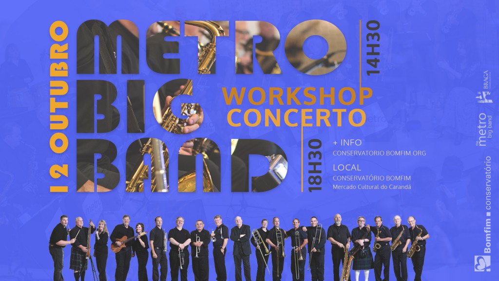 Metro Big Band Estados Unidos da América Braga Conservatório Bomfim 2019