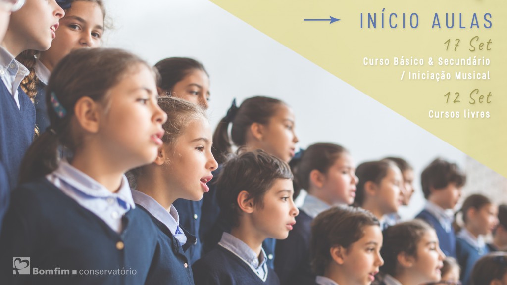 Início Aulas Ano Letivo 2020-2021 Conservatório Bomfim Música Braga